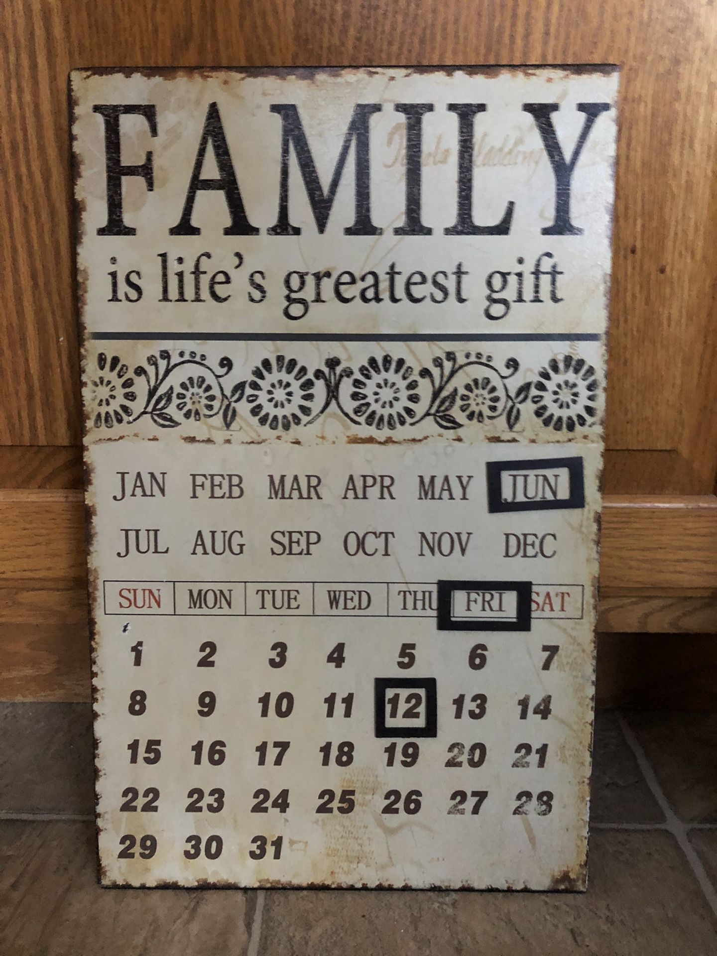16” x 10” Metal Sign