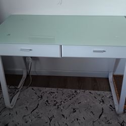 Glass Top Desk