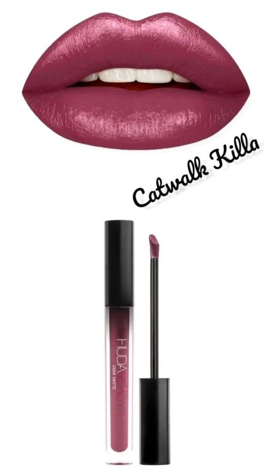 HUDA BEAUTY DEMI MATTE CREAM LIPSTICK | CATWALK KILLA | NIB | DISCONTINUED