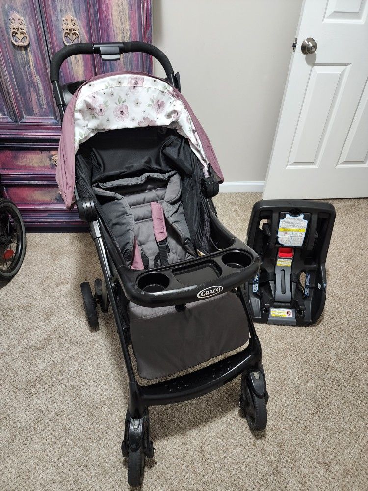 Graco Verb Click Connect Travel System with SnugRide Infant Car Seat for Sale in Clayton NC OfferUp
