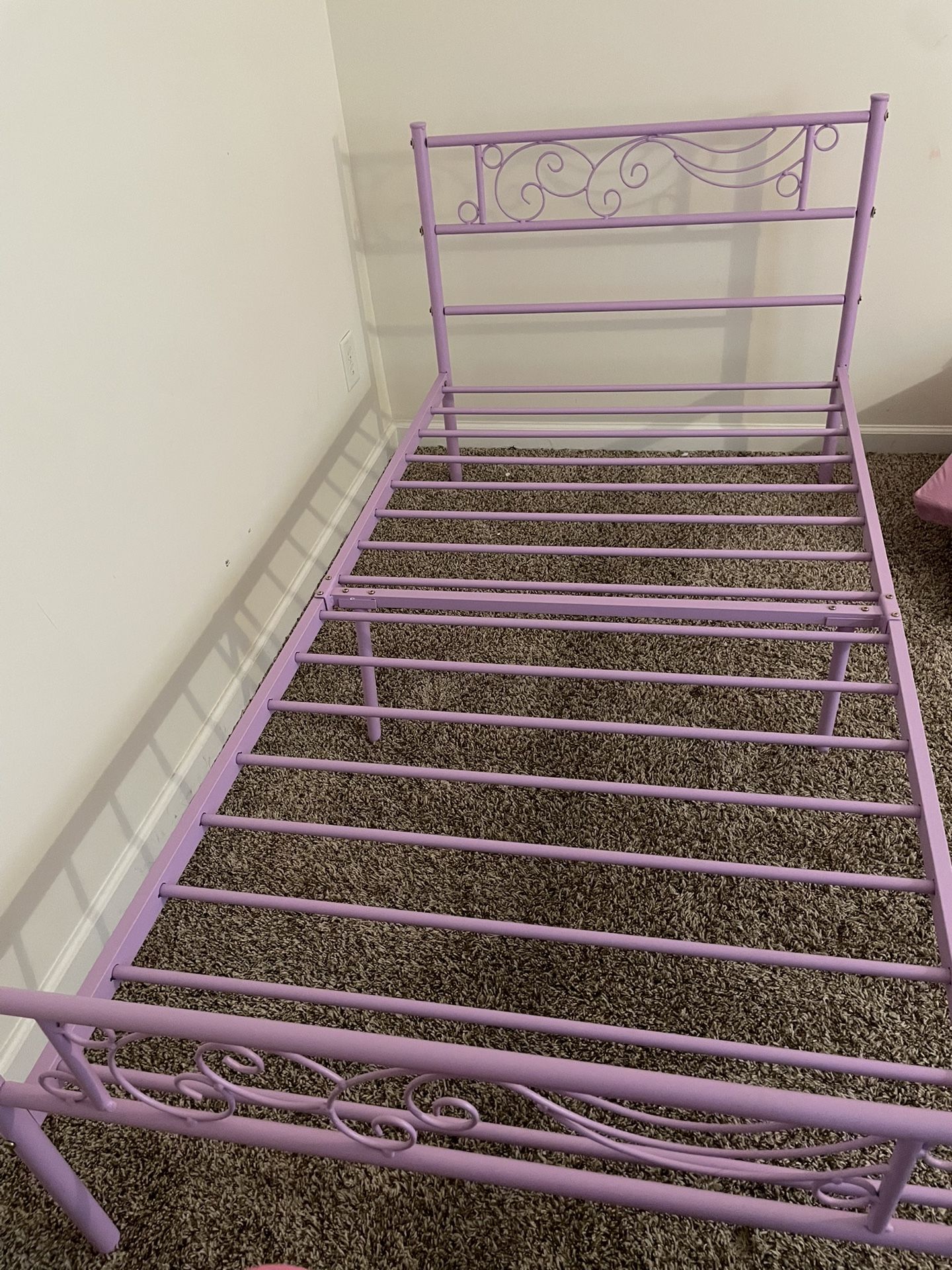 Purple Twin Bed