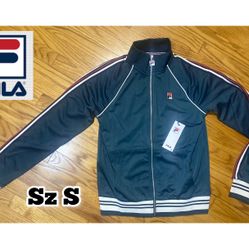 Fila Lavin Track Jacket Dark Teal Men’s Size Small New!! 