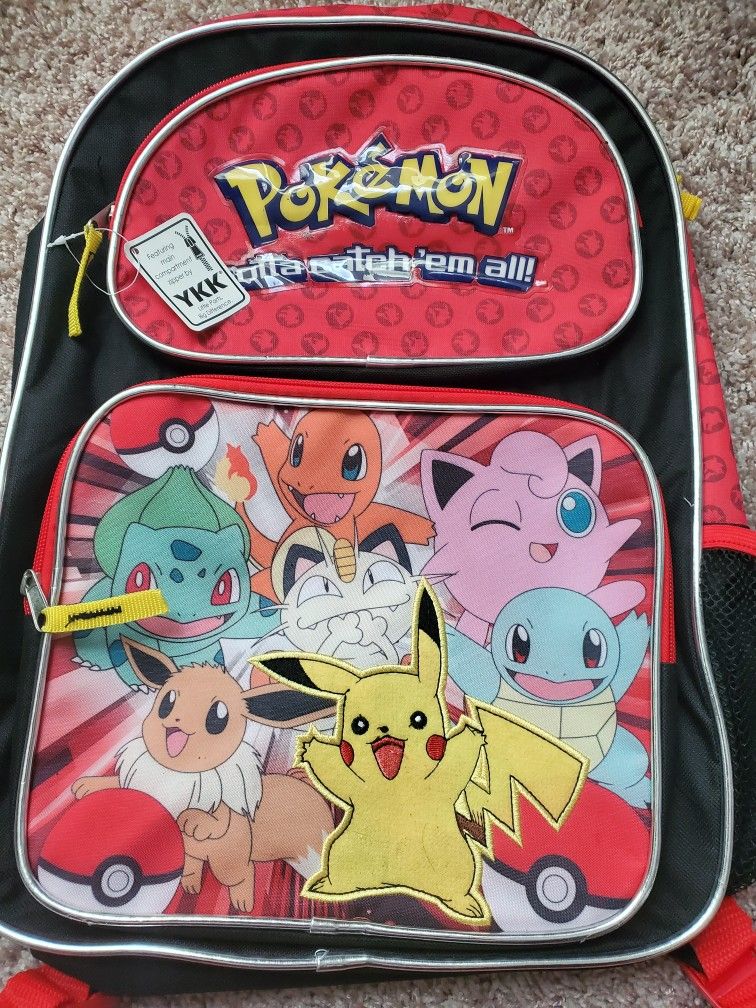 Pokemon Backpack-new $5