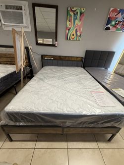 Brand New Queen Bedframe/ W Mattress Set!