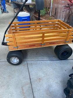 Hoosier Hauler Wooden Utility Wagon / Garden Cart