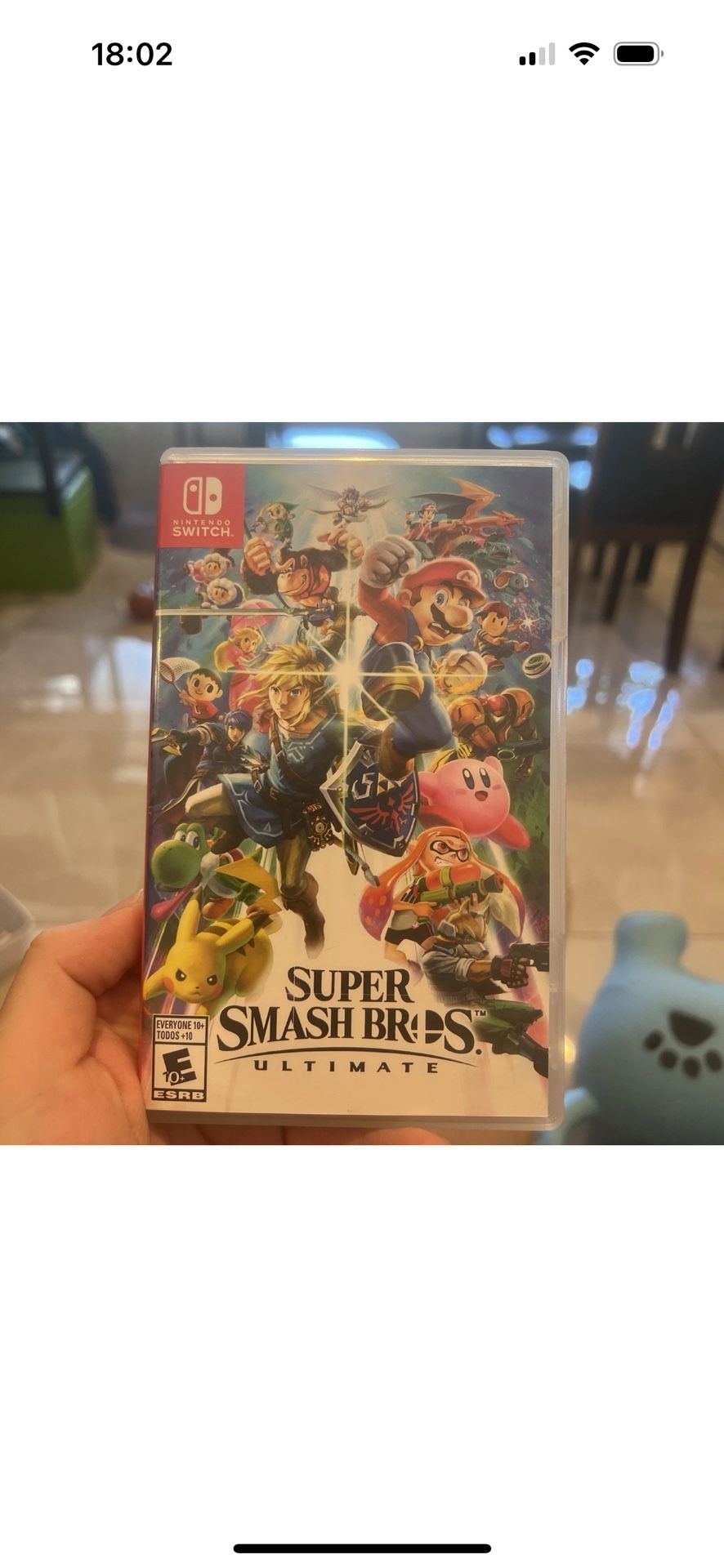 Preown Super Smash Bros. Ultimate Nintendo Switch Cartridge With Case