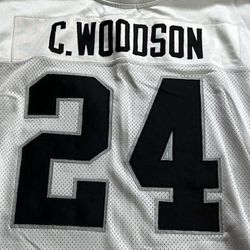 Charles Woodson Oakland raider authentic jersey