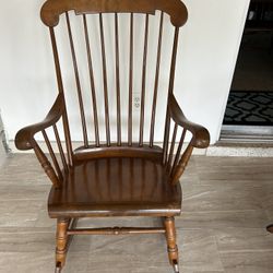 Bent & Bros Maple Rocking Chair 