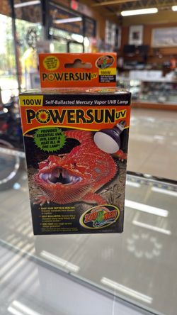 Title: Zoo Med PowerSun UV 100W Reptile UVB Heat Lamp