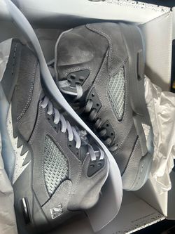 Jordan 5s wolf greys size 10