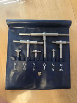 Brown & Sharpe 599-591-20 .3125 (5/16") -6" 6pc. Telescoping Gage Set