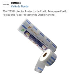 Papel protector de cuello para peluqueria