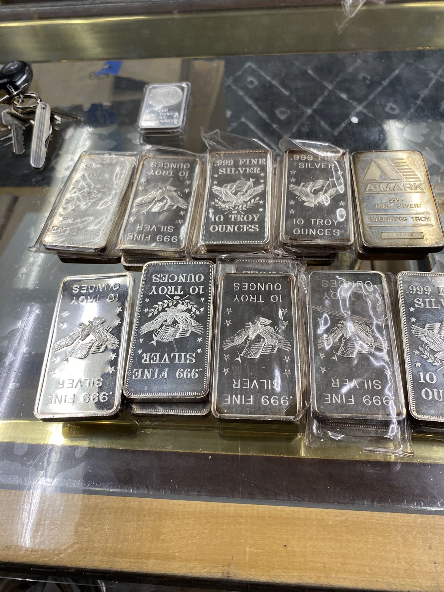 10 Oz Silver Bars 