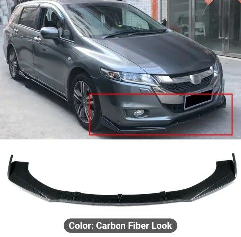 Carbon Fiber Painted Lip Splitter Spoiler Kit