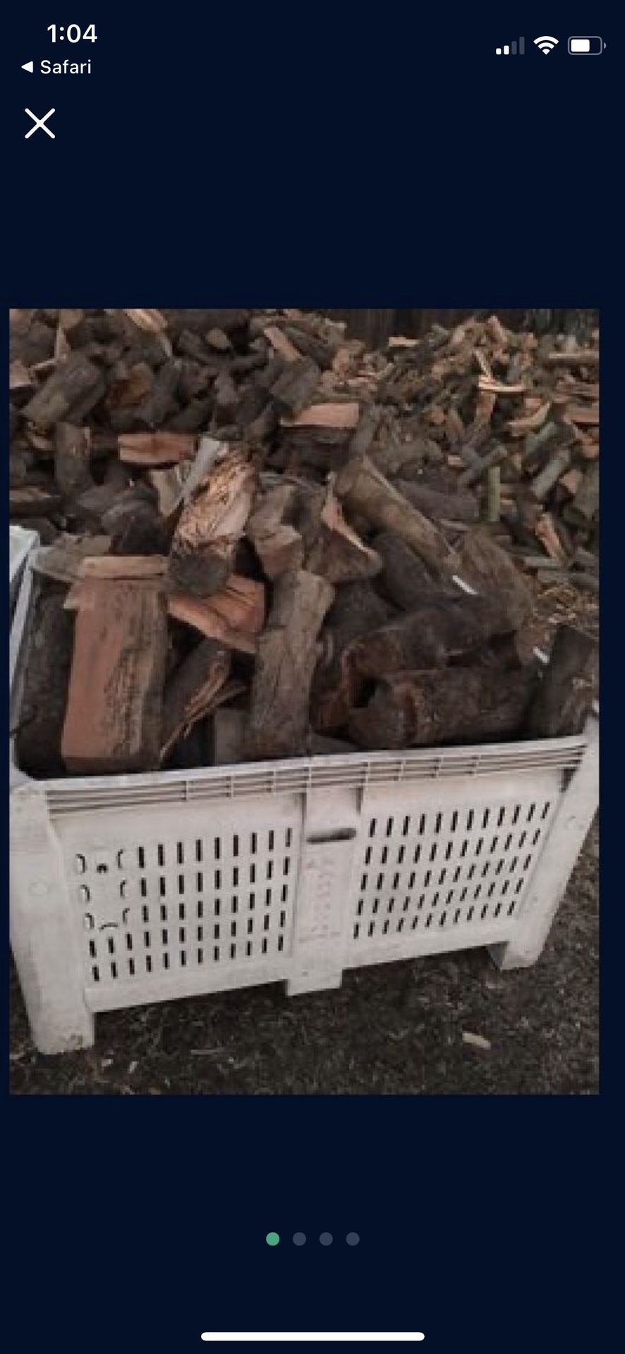 Almond Fire Wood for sale 🔥 Peach bin $80