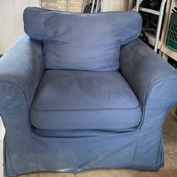 IKEA Ektorp Chair With 2 Washable Covers for Sale in Glenview IL OfferUp