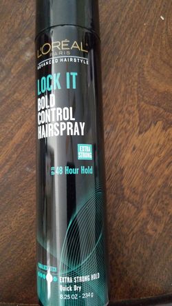 Loreal lock it hairspray