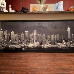 Framed New York City Skyline