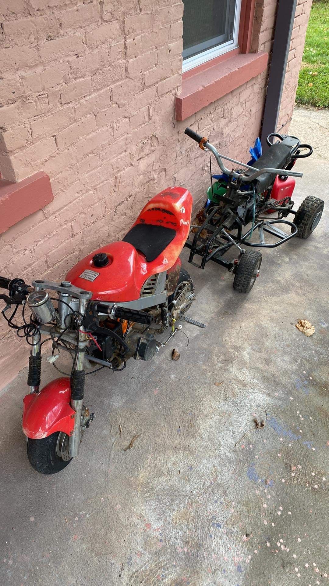Mini Bike And Mini 4 Wheeler