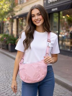 Lululemon Pink Crossbody Shoulder Bag