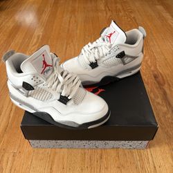 Jordan 4 White Cement