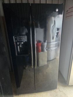 Black Maytag Side-By-Side Refrigerator