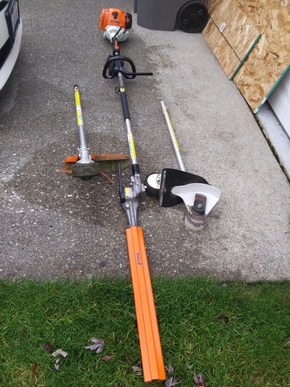 STIHL KM 90R Professional Kombi system with (3) attachments for Sale in