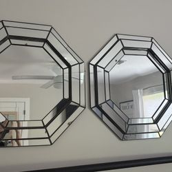 Set Of Vintage Mirrors 