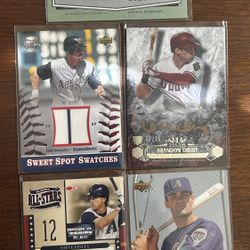 Lot Of 5 Arizona Diamondbacks Auto and Relic Cards