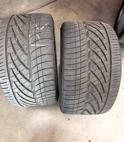 Two nitto tires 305/25 20 for $300 (together or separate)