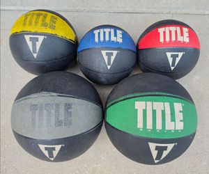 Title Boxing Rubber Medicine Ball Set 6-15lbs