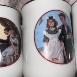C.W. Collections Norman Rockwell Mugs