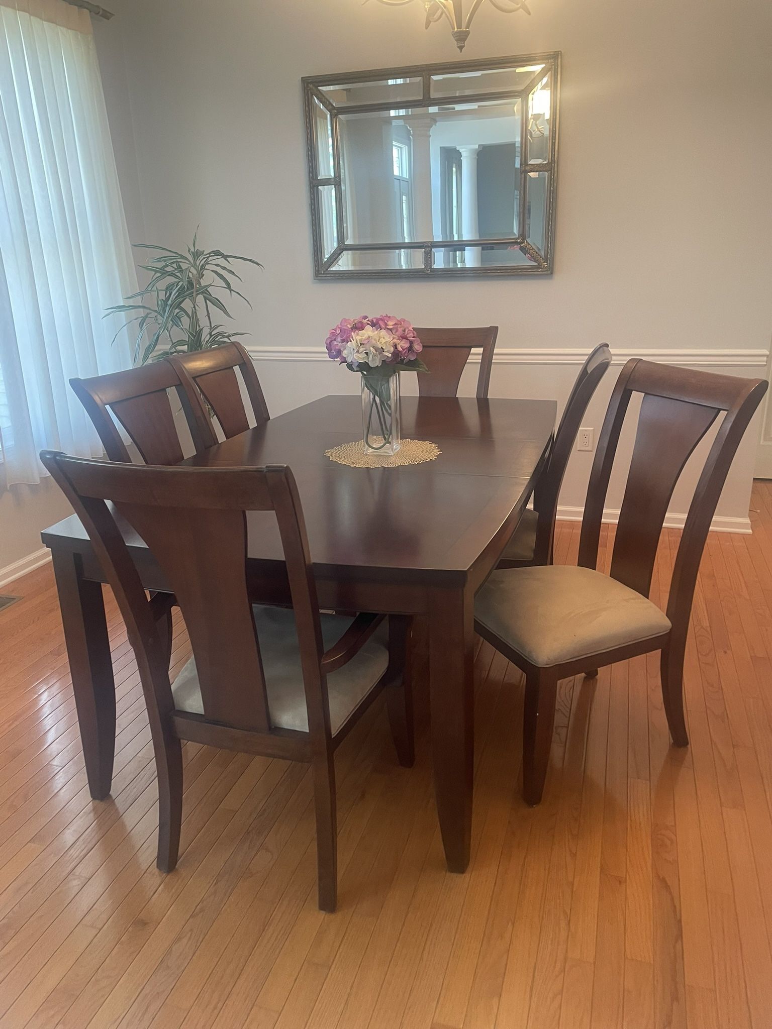 Dining Room Table and Cabinet