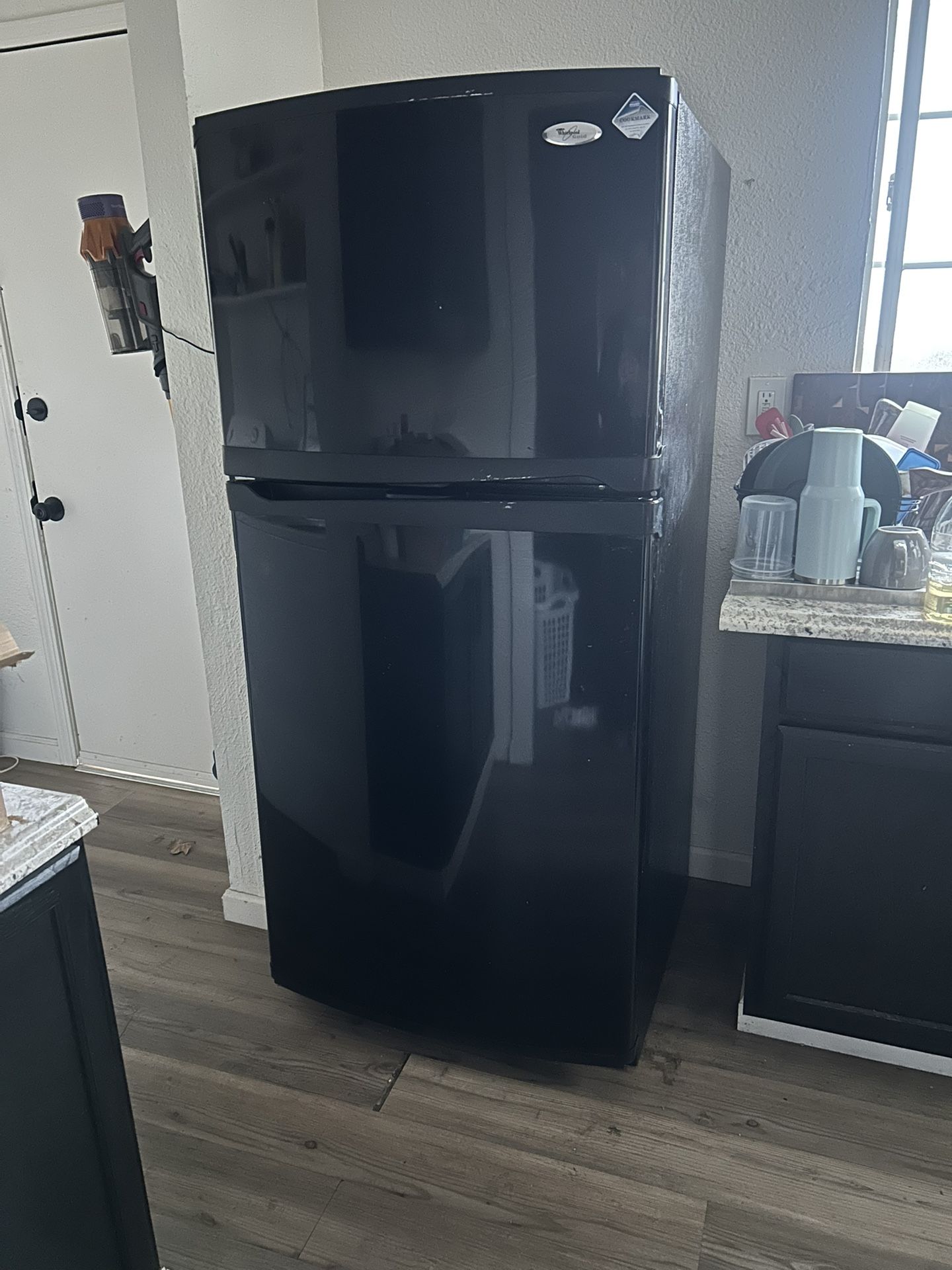 Black Whirlpool Fridge