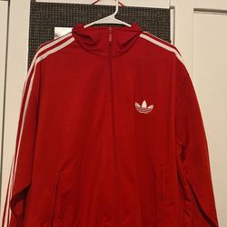 Adidas XL sweater Red