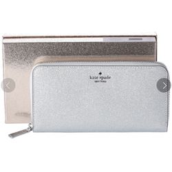 NEW: Kate Spade Glittered Large Continental Wallet
