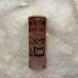Valentines Day Glass Tumbler