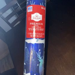Unopened Wrapping Paper Roll