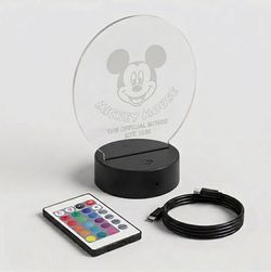 : Custom Engraved Acrylic Photo LED Light Stand