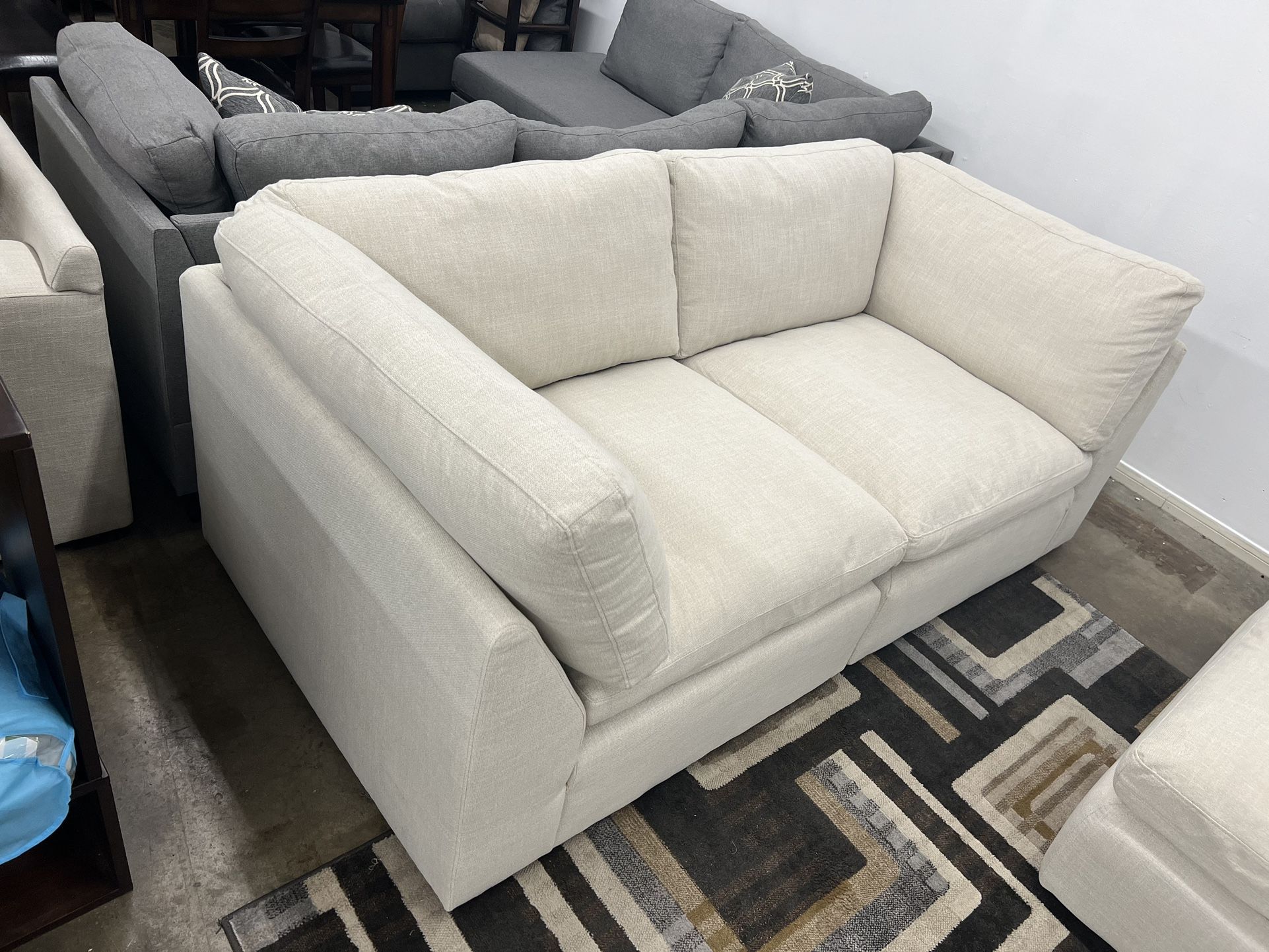 Ultimate PLUSH Feather Cloud Sectional Sofa Couch