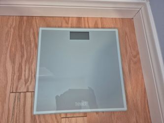 Thinner glass weight scale