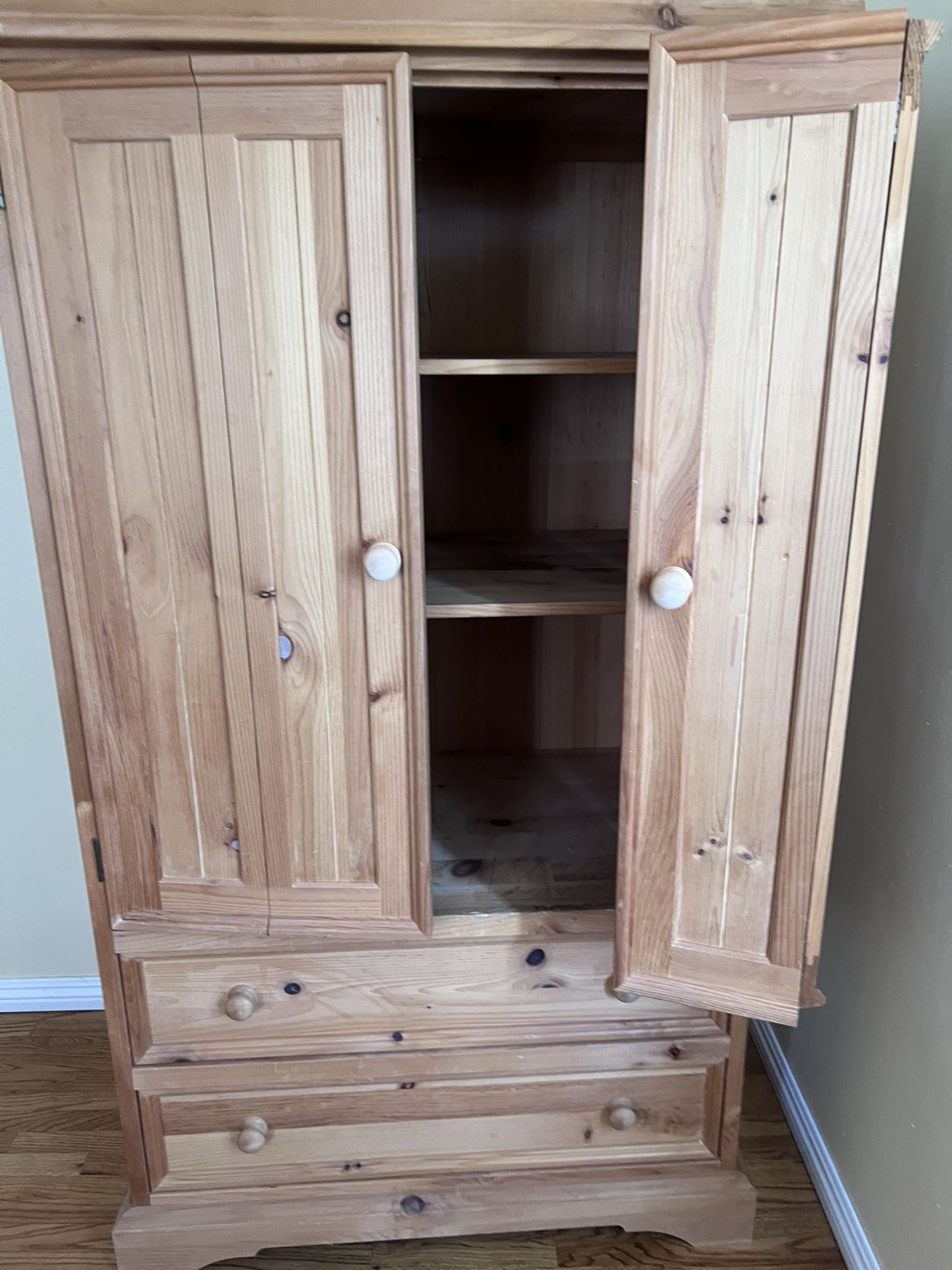 All Wood Armoire