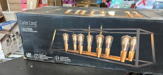 Artika Carter Long 8-LED Chandelier 