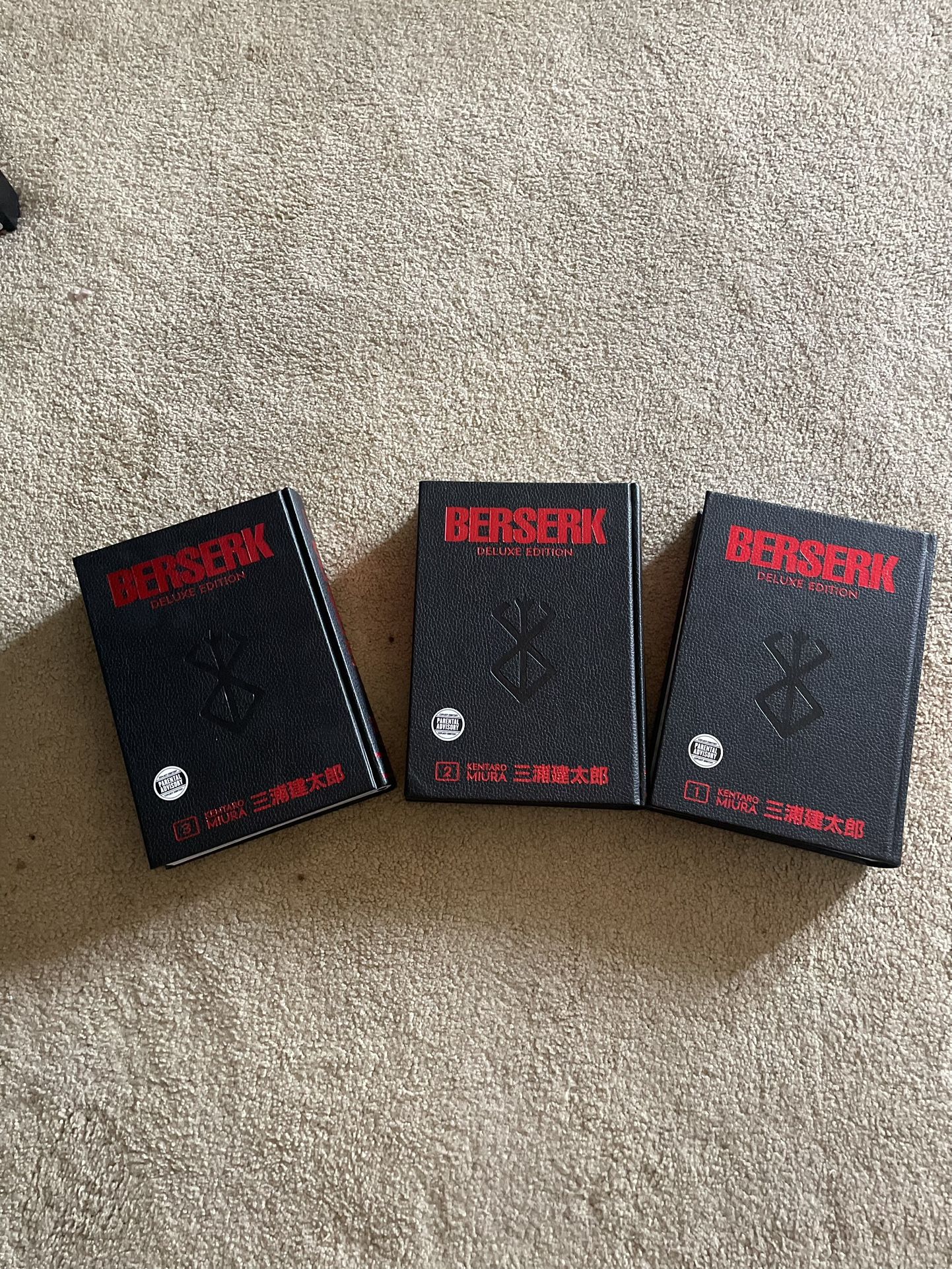 Hardcover Berserk Manga Copies 1-3