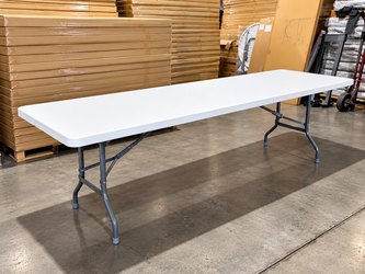 Brand New MKY 8 FT Plastic Table Non-Foldable