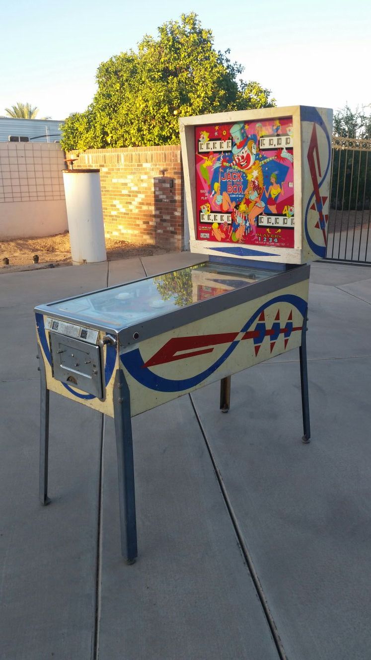 Jack In The Box Pinball Machine For Sale In Mesa Az Offerup