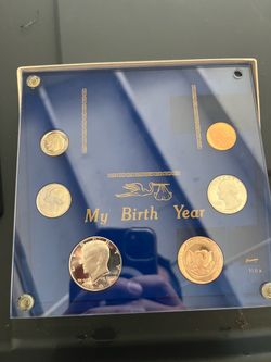 My Birth Year 1982 US Coin Set Display