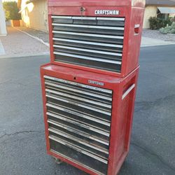 Craftsman Tool Box 58”H 26.5”W 18”D For Sale
