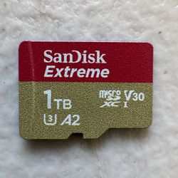 Sandisk Extreme 1TB Micro SD Card. Nintendo Switch 