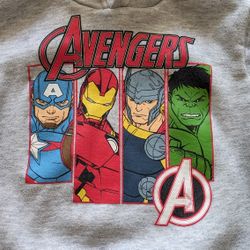 Hoodie Avengers Boys Hoodie Size 5 